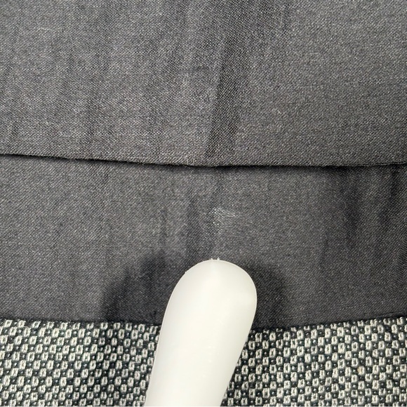 Red Valentino Dress Pleated Layered Womens Size 2 Black Ruffle Collar Wool Blend - Picture 4 of 16